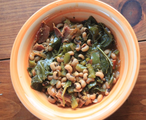 soup, stew, recipe, collard greens, black-eyed peas, New Years