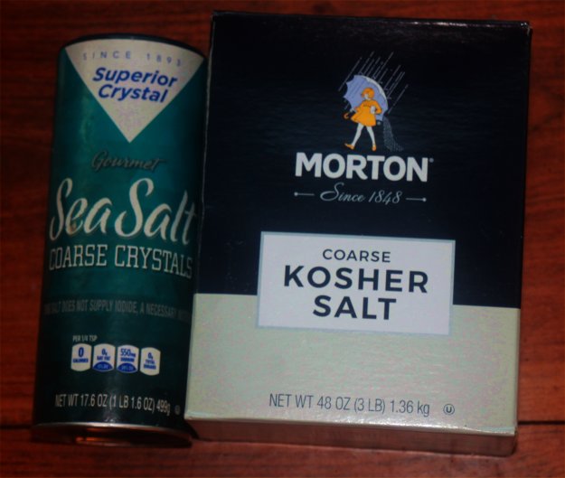 sea salt, kosher salt, commentary