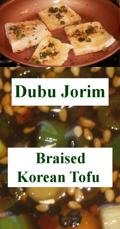 Korean, recipe, dubu jorim, tofu, gluten-free