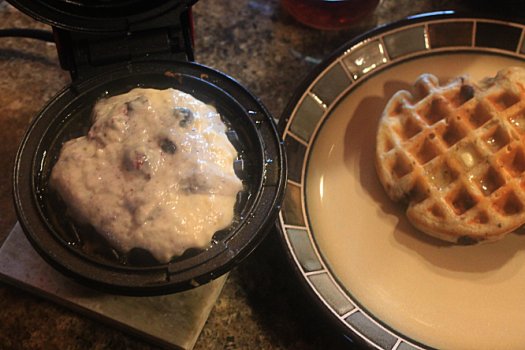 Blueberry, waffle, recipe, buttermilk